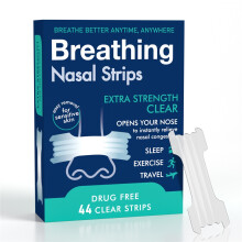 (1 Box (44 Strips)) UK - Extra Strength Nasal Strips 44pcs Breath Better Sleep Aid for Snoring Relief