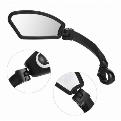 Foldable Mirror Reflector, Resin and Stainless Steel, Strong Secure Mounting, Durable Reflective Replacement Accessory 2