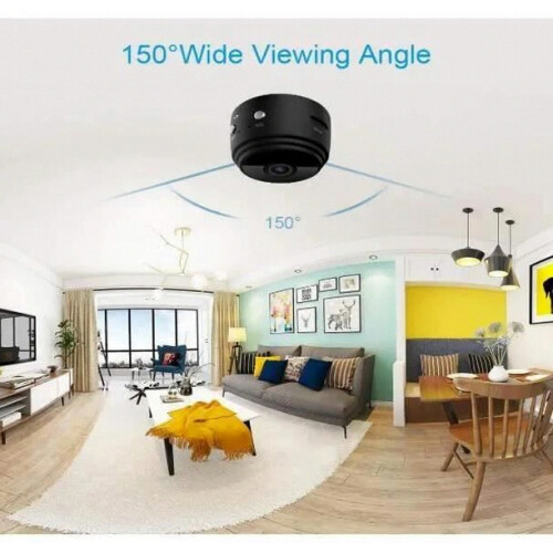 Κρυφή μίνι κάμερα κατασκοπείας WiFi HD 1080P με νυχτερινή όραση και ανίχνευση κίν 2