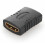 Προσαρμογέας ζεύξης HDMI θηλυκού σε θηλυκό, μαύρος, συμπαγής σύνδεσμος επέκτασ 4