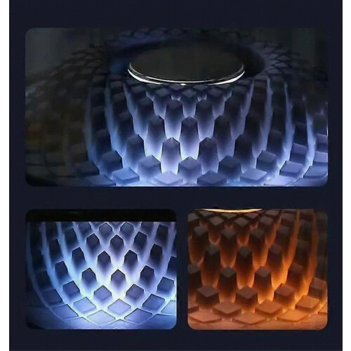 Ασύρματο ηχείο Bluetooth 40W LED πολύχρωμο μουσικό κουτί φορητό επαναφορτιζόμενο 2