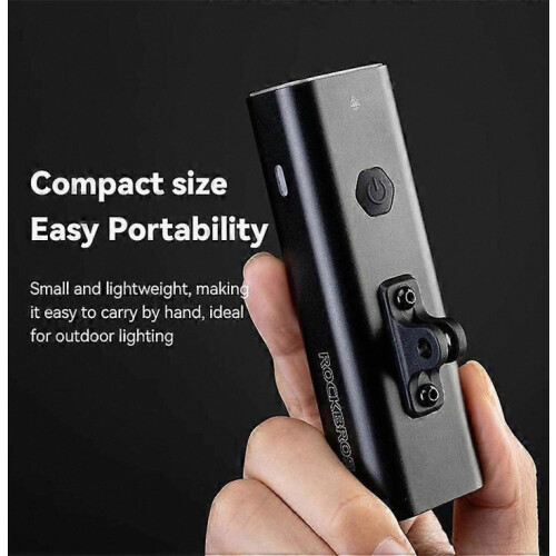 Bicycle Front Headlight, Strong Flashlight, Liftable Design, No Bracket, Durable LED for Night Riding 2