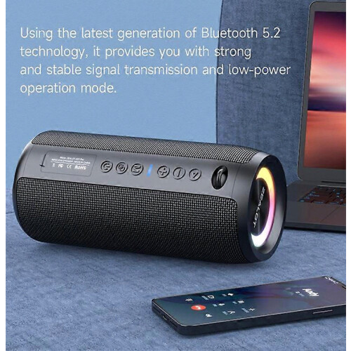 Ηχείο Bluetooth 40W, Φορητό ηχείο IPX5 αδιάβροχο με 3D στερεοφωνικά μπάσα και κορδόν 1