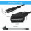 Προσαρμογέας SCART σε HDMI με καλώδιο, μετατροπέας Full HD, διπλές θύρες για τηλεόρασ 3