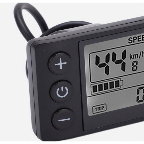 LCD Display S866 with Backlight, Compatible with 24V, 36V and 48V E-Bike Control Panel 2
