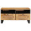 VidaXL vidaXL Coffee Table Artisan Oak 80 x 54 x 40 cm Solid Mango Wood 5