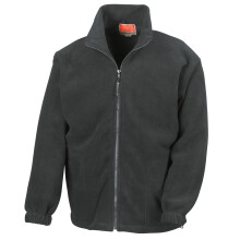 (2XL, Black) Result Mens Full Zip Active Fleece Anti Pilling Jacket