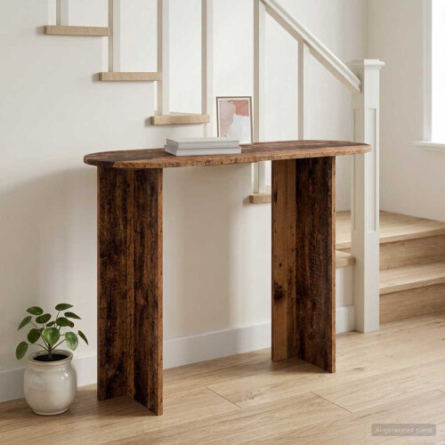 VidaXL vidaXL Console Table Old Wood 100 x 39.5 x 75 cm Engineered Wood 2