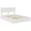 VidaXL vidaXL Storage Bed with Headboard White 160 x 200 cm Engineered Wood 5