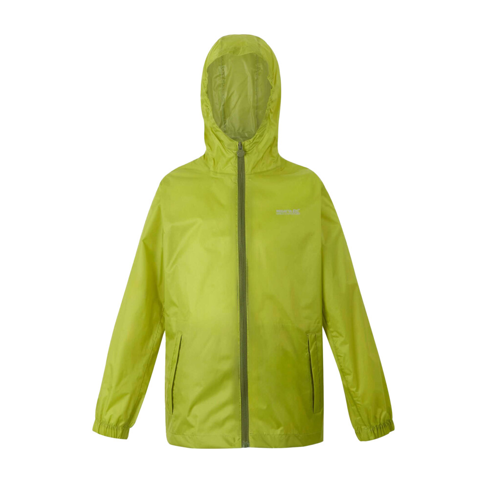 Regatta (2 Years, Grenoble Green) Great Outdoors Childrens/Kids Pack It Jacket Iii Waterproof Packaway Black