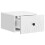 VidaXL vidaXL Wall-Mounted Bedside Cabinet with Drawer 2 pcs High Gloss White 3