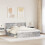 VidaXL vidaXL Bed Frame with Headboard Concerte 180 x 200 cm Solid Pine Wood 3