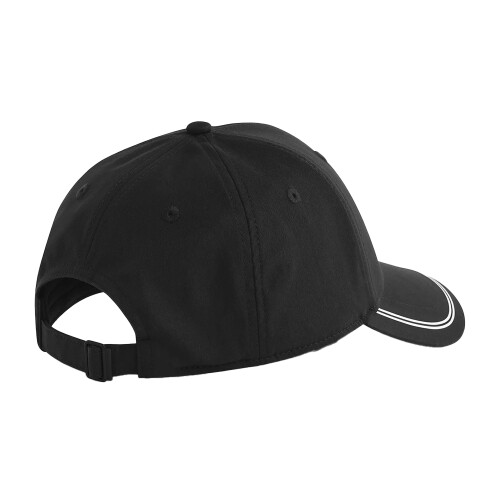 (One Size, Black/White) Beechfield Match Day Baseball Cap 1
