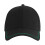 (One Size, Black/Kelly Green) Beechfield Match Day Baseball Cap 2