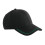 (One Size, Black/Kelly Green) Beechfield Match Day Baseball Cap 1