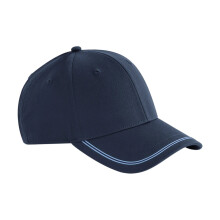 (One Size, Navy/Sky Blue) Beechfield Match Day Baseball Cap