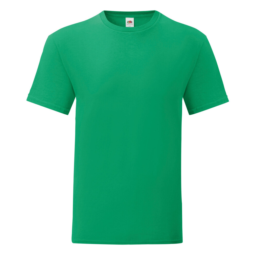 Fruit Of The Loom (M, Kelly Green) Mens Iconic T-Shirt