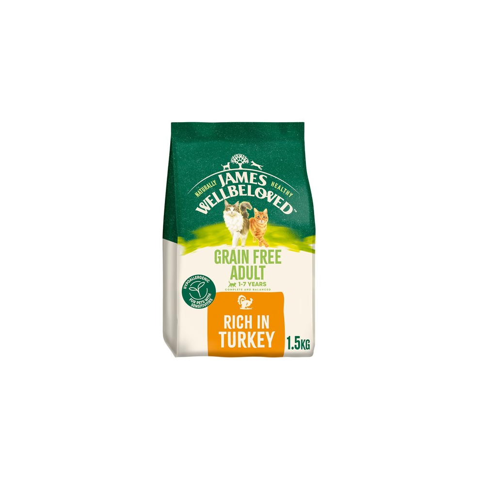 James Wellbeloved Grain Free Turkey Adult Cat Food - Brown - Image 6