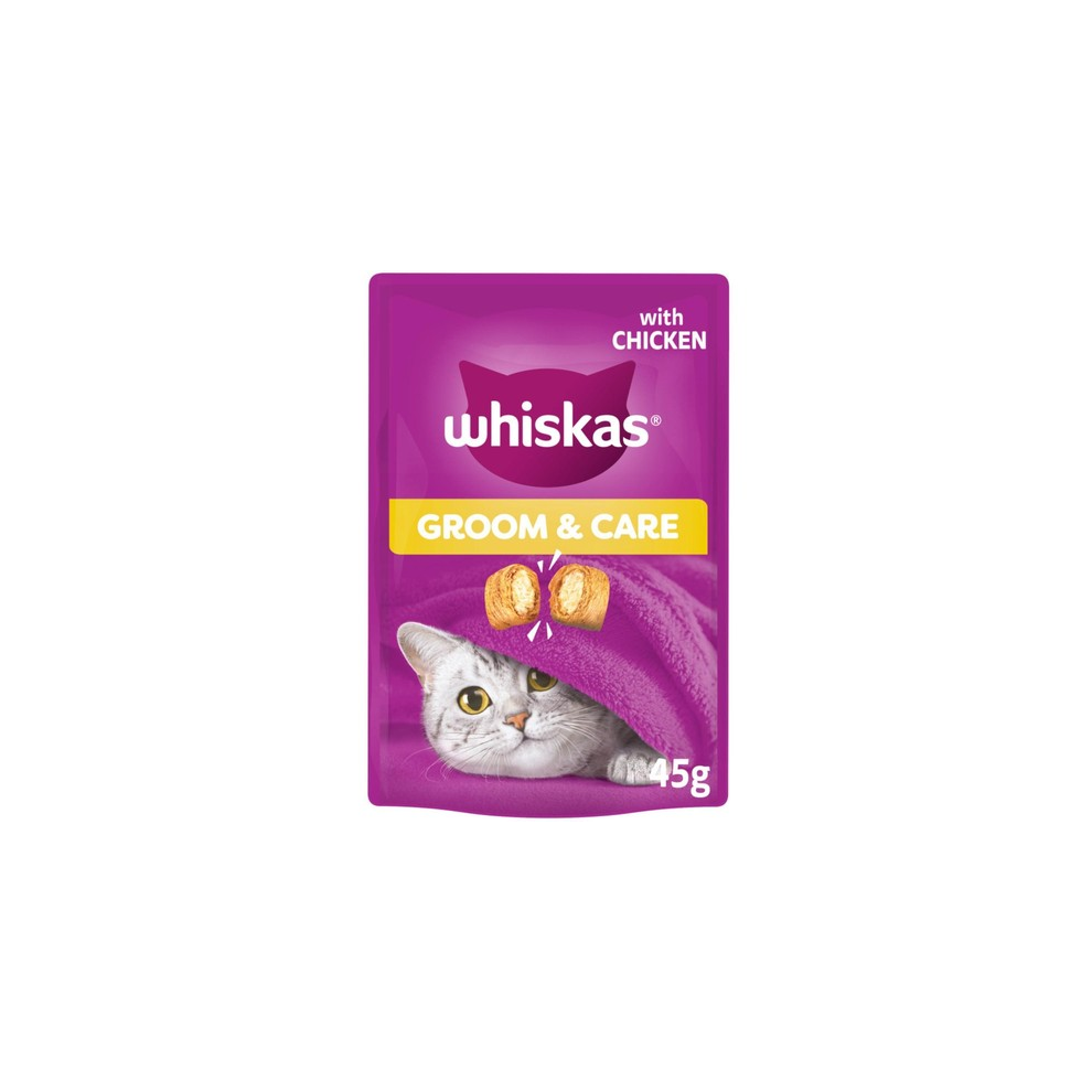 B&Q - 8 X 45G Groom & Care Adult Cat Treats With Chicken 45G - Image 3
