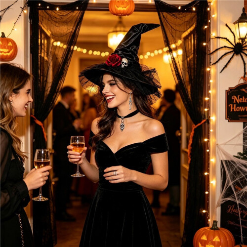 Witch Themed Costume Accessory Set For Cosplay Masquerade Party 1