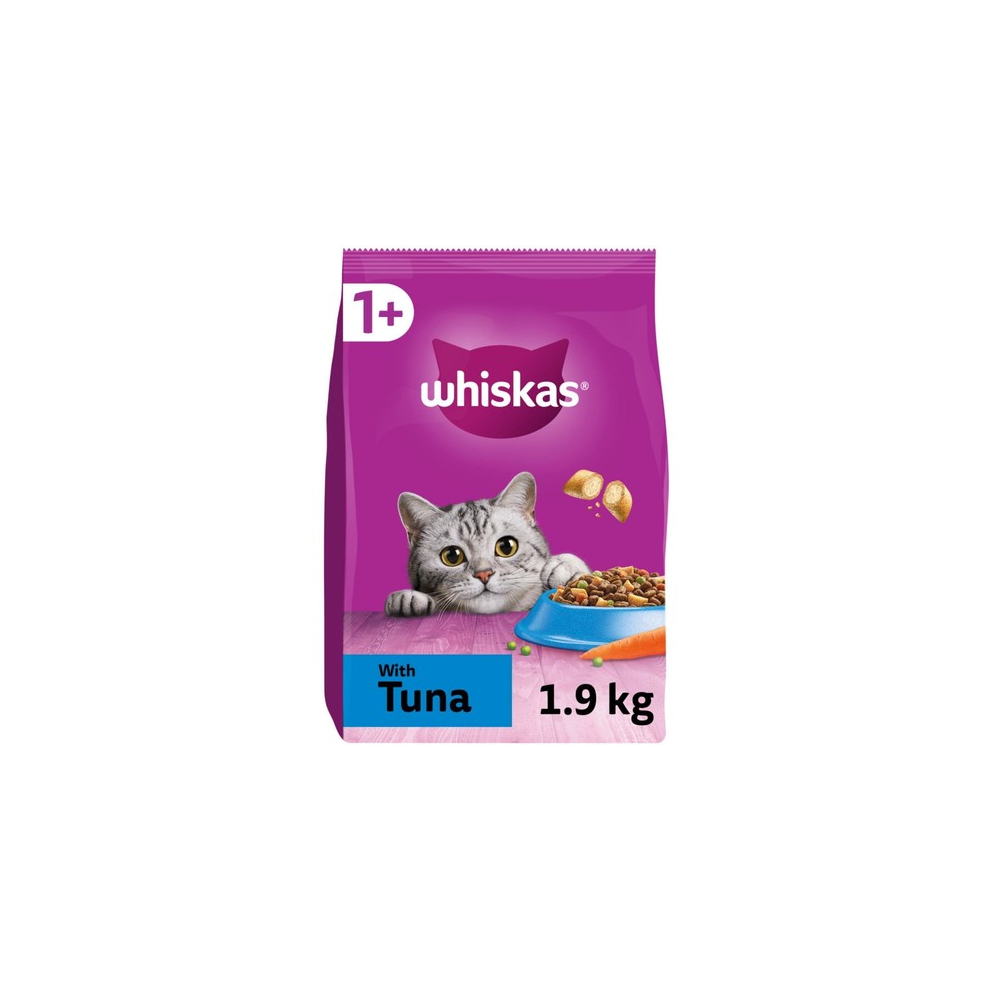 Whiskas 1+ Dry Tuna Cat Food 1.9Kg - Image 5