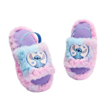 (7 UK-8 UK, Multicoloured) Lilo & Stitch Womens/Ladies Stitch Ombre Fluffy Slippers