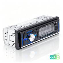 DAB+ Single 1 DIN Car Stereo Radio AM FM RDS Car MP3 Player USB TF AUX Bluetooth