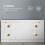 (White, Engineered Wood) Upholstered Shoe Bench with 2 Flip Drawers & Vents 8
