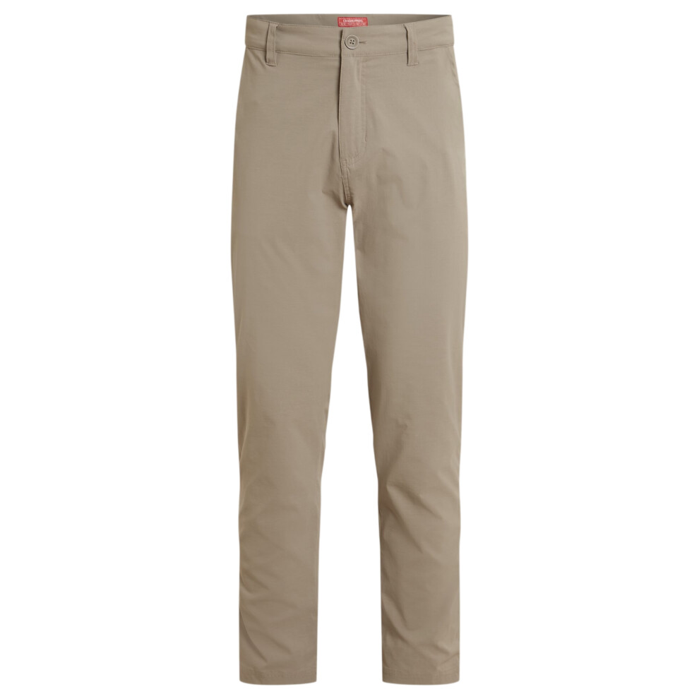 Craghoppers (40R, Pebble) Mens Santos Ii Nosilife Trousers