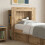 VidaXL vidaXL Headboard Cabinet with Storage Artisan Oak Engineered Wood 1