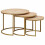 VidaXL vidaXL Nesting Coffee Tables 3 pcs Brown Solid Mango Wood and Steel 2