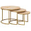 VidaXL vidaXL Nesting Coffee Tables 3 pcs Brown Solid Mango Wood and Steel 4