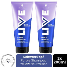 (Pack of 2) Schwarzkopf LIVE Shampoo Hair Dye Purple Colour Permanent Semi-Permanent Gloss