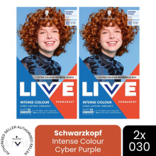 (Pack of 2) Schwarzkopf LIVE Hair Dye Permanent 030 Mango Twist Colour Semi-Permanent Gloss