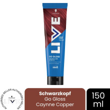 (Pack of 1) Schwarzkopf LIVE Hair Dye Colour & Shine Hair Gloss Cayenne Copper Permanent DIY