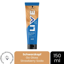(Pack of 1) Schwarzkopf LIVE Hair Dye Colour & Shine Hair Gloss Strawberry Soda Permanent