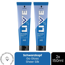 (Pack of 2) Schwarzkopf LIVE Hair Dye Colour & Shine Hair Gloss Sheer Silk Permanent Toner