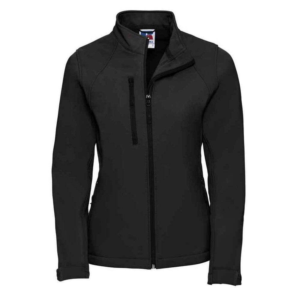 Russell (Xxl, Black) Womens/Ladies 3 Layer Soft Shell Jacket