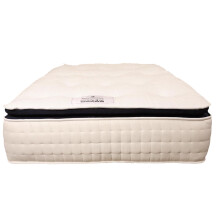 (Double) 3000 Royal Pillowtop 33cm Deep Pocket Sprung Cool Blue Memory Foam Mattress