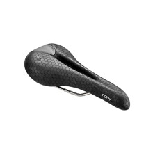 Terry Fly Ti Bicycle Saddle | Bicycle Seat Optimized for Men - Flexible & Comfortable | Multy-Density Foam, Central Relief Zone, Ergonomic Design,