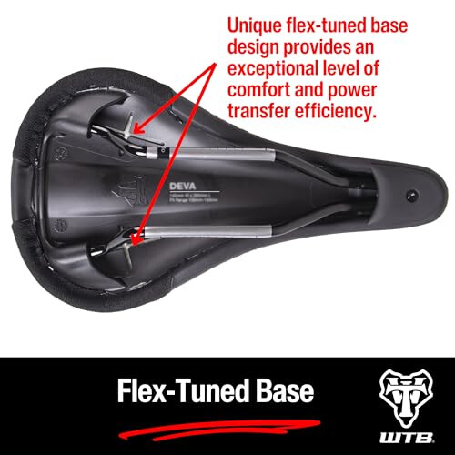 WTB Deva Medium Cromoly Black Saddle 1