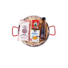 Garcima Paella 30 cm Olive Oil, Rice and Spices. Perfect for Christmas or Birthday
