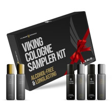 The Beard Struggle Men’s Cologne Discovery Set – 6 Premium Roll-On Fragrance Oils – Vegan, Travel Size Gift Set for Men