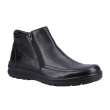 (8 UK, Black) Fleet & Foster Mens Targhee Leather Ankle Boots