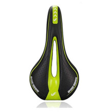 VOANZO Memory Sponge Bike Saddle Mountain Bike Seat Cushion Pad with Central Relief Zone and Ergonomics Design Fit for Road Bike and Mountain Bike -