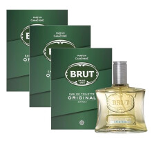 Brut Original Eau de Toilette Spray 100ml | Men's Classic Fragrance | Pack of 3