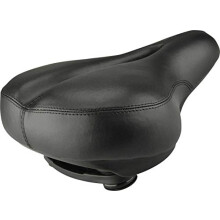 Fischer Super Soft Saddle with Memory Effect, Black