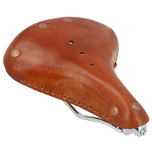 Gusti Elsy J. Genuine Leather Bicycle Saddle Leather Vintage Retro Bicycle Saddle Brown