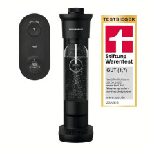 GROHE Blue Fizz Advanced Water Carbonator (CO₂ Level Display, 3 Adjustable CO2 Levels Preset, BPA-Free Water Bottle 850ml, Built-In Rechargeable