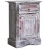 livasia Rustic Bedside Table, handmade cupboard from Bali (Whitewash) 1